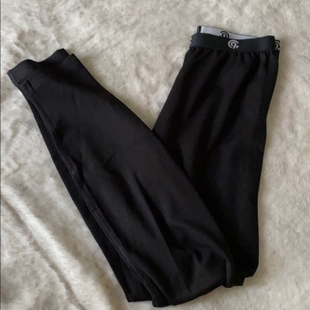 BLACK LONG JOHN BOTTOMS